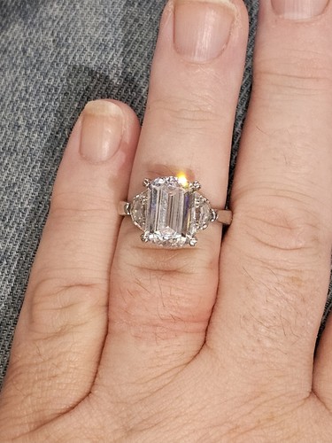 Sparkling emerald cut - 5, emerald-cut